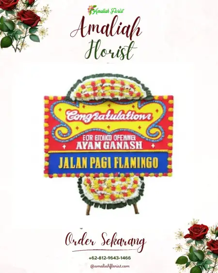 Sewa Papan Bunga Muara Bengkal